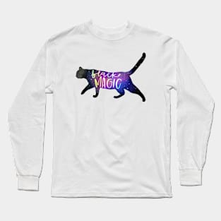 Black Magic Black Cat Holographic mode Long Sleeve T-Shirt